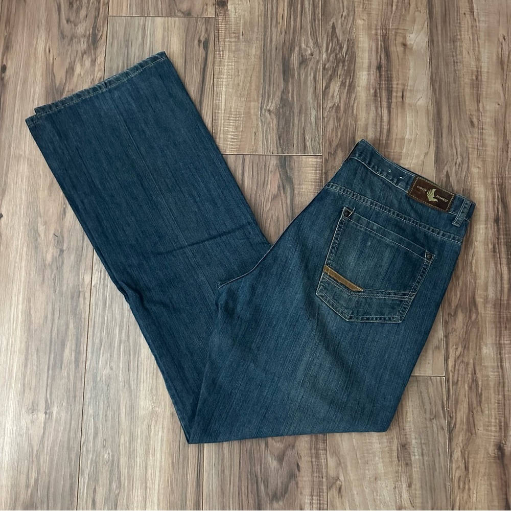NWOT Men's Cody James Light Weight Denim Blue Bootcut Jeans • 38x36